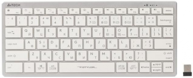 Клавиатура беспроводная A4Tech FBX51C Wireless (4711421972987) White  Клавиатура беспроводная A4Tech FBX51C Wireless (4711421972987) White