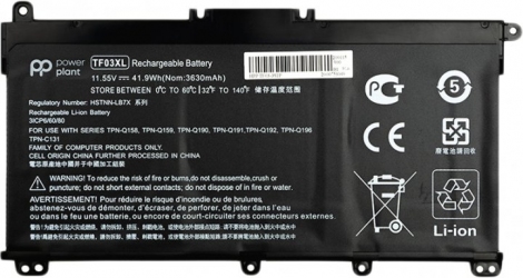 Аккумулятор PowerPlant для ноутбуков HP Pavilion 15-CD (TF03XL) (11.55V/3630mAh/3Cells) (NB461394)