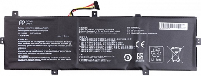Аккумулятор PowerPlant для ASUS Zenbook UX430U (C31N1620) 11.55V 3400mAh (NB431366)