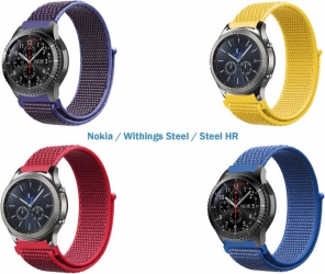 Набір ремінців 4 кольори BeCover Nylon Style для Nokia / Withings Steel / Steel HR (706557) Boy Набір ремінців 4 кольори BeCover Nylon Style для Nokia / Withings Steel / Steel HR (706557) Boy