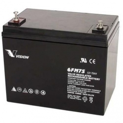 Акумуляторна батарея Vision FM, 12V, 75Ah, AGM (6FM75-X)