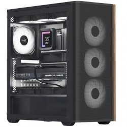 Корпус AeroCool D501A-G-BK-v2 (ACCM-DS01043.11) Black