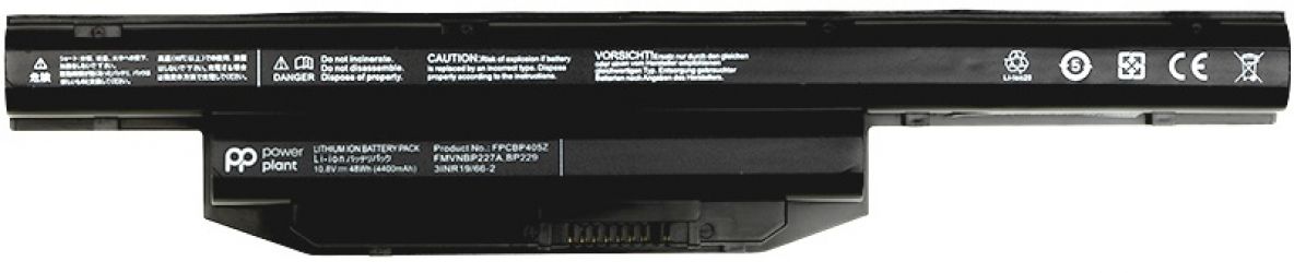Акумулятор PowerPlant для ноутбуків Fujitsu LifeBook E751 (FPCBP426) (10.8V/4400mAh/6Cells) (NB450145)