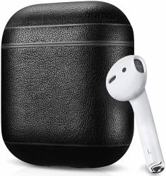 Чехол Airpods Leather case Black