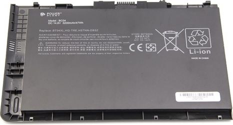 Акумулятор PowerPlant для HP EliteBook Folio 9470m (BT04XL, HP9470PB) 14.8В 3200 мАгод (NB460670)