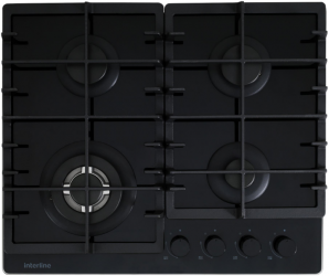 Варочная поверхность газовая INTERLINE HGG 763 FGT BM FLAME Варочная поверхность газовая INTERLINE HGG 763 FGT BM FLAME