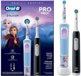 Электрическая зубная щетка Braun Oral-B Pro Series 1 (D305.513.3) + Pro Kids Frozen (D103.413.2K) Family Edition Электрическая зубная щетка Braun Oral-B Pro Series 1 (D305.513.3) + Pro Kids Frozen (D103.413.2K) Family Edition