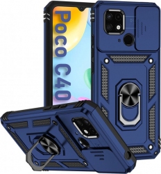 Панель BeCover Military для Poco C40 (708203) Blue