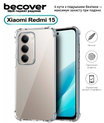 Панель BeCover Anti-Shock для Poco F7 (713807) Clear Панель BeCover Anti-Shock для Poco F7 (713807) Clear