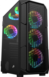 Корпус 1stPlayer XF-BK-4F7 Black