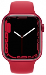 Apple Watch Series 7 GPS 45mm (PRODUCT) Red Aluminium Case with (MKN93UL/A) Red Sport Band