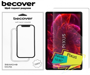 Защитное стекло Becover для Pixus Falcon 10.95 Защитное стекло Becover для Pixus Falcon 10.95