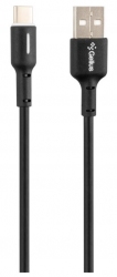 Кабель Gelius Lumin Lamp GP-UC100C USB-A to Type-C (1m) (18W) Black Кабель Gelius Lumin Lamp GP-UC100C USB-A to Type-C (1m) (18W) Black