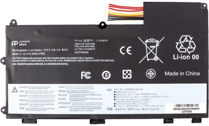 Аккумулятор PowerPlant для Lenovo ThinkPad T430U (L11N3P51) 11.1V 4250mAh (NB482641)