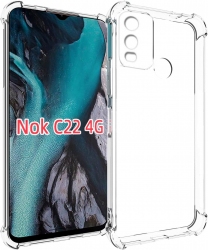 Панель BeCover Anti-Shock для Nokia C22 Clear (709829) Панель BeCover Anti-Shock для Nokia C22 Clear (709829)