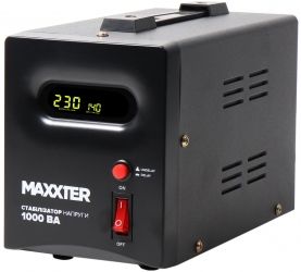 Стабілізатор напруги Maxxter 230 В, 1000 ВА (MX-AVR-S1000-01) Стабілізатор напруги Maxxter 230 В, 1000 ВА (MX-AVR-S1000-01)