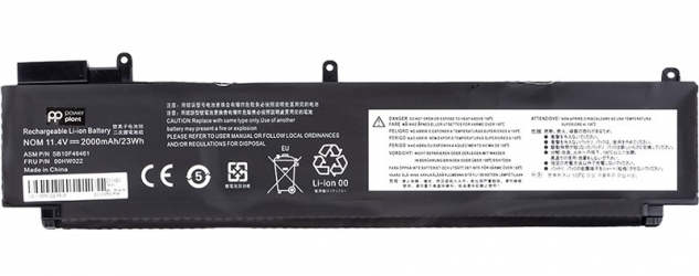 Аккумулятор PowerPlant для ноутбуків LENOVO Thinkpad T460s (00HW022) 11.4V 2000mAh