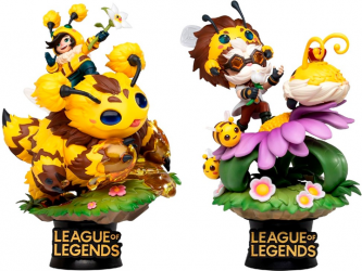 Фігурки набір Beast Kingdom League Of Legends Diorama Nunu and Beelump and Heimerstinger (Ліга легенд) 17.2 см (D-Stage120)