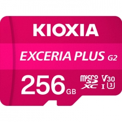 Карта пам'яті Kioxia Exceria Plus G2 microSDXC 256GB Class 10 UHS-I V30 (LMPL2M256GG2)