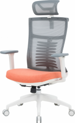 Кресло офисное OfficePro Balance OC550-W-DG-OR White/Dark Gray/Orange Кресло офисное OfficePro Balance OC550-W-DG-OR White/Dark Gray/Orange