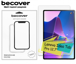 Защитное стекло Becover для Lenovo Idea Tab Pro 12.7 Защитное стекло Becover для Lenovo Idea Tab Pro 12.7