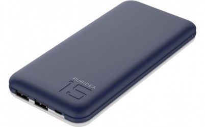 Внешний аккумулятор Puridea S3 15000 mAh Blue/White (S3-Blue White) Внешний аккумулятор Puridea S3 15000 mAh Blue/White (S3-Blue White)