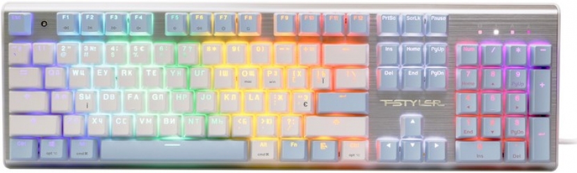 Клавиатура проводная A4Tech FS100 USB Icy Blue Клавиатура проводная A4Tech FS100 USB Icy Blue