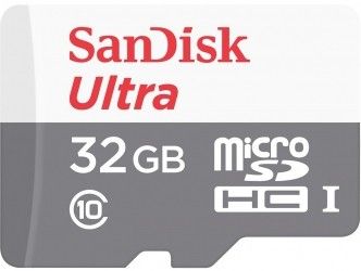 Карта памяти SanDisk Ultra microSDHC UHS-I 32GB Class 10 + SD-adapter (SDSQUNS-032G-GN3MA) Карта памяти SanDisk Ultra microSDHC UHS-I 32GB Class 10 + SD-adapter (SDSQUNS-032G-GN3MA)