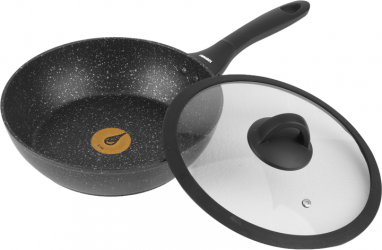 Сковорода Ringel Zira глубокая с крышкой 20 см (RG-11006-20h) Сковорода Ringel Zira глубокая с крышкой 20 см (RG-11006-20h)