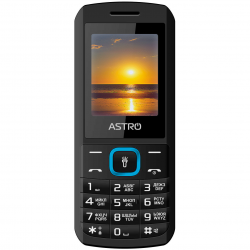Мобильный телефон Astro A170 Black/Blue Мобильный телефон Astro A170 Black/Blue