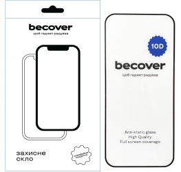 Захисне скло BeCover для Tecno Spark Go 1 (KL4) 10D (712724) Black Захисне скло BeCover для Tecno Spark Go 1 (KL4) 10D (712724) Black