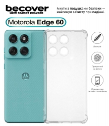 Панель BeCover Anti-Shock для Motorola Edge 60 (713804) Clear