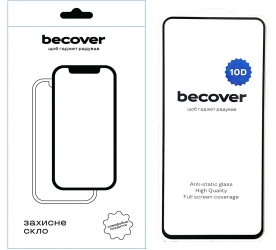 Защитное стекло BeCover для Oppo А60 4G / A3 / A3x 10D (712354) Black
