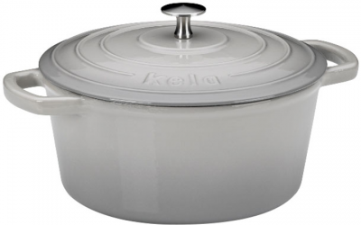 Каструля чавунна з кришкою Kela Calido 24 см 3.8 л (12606)