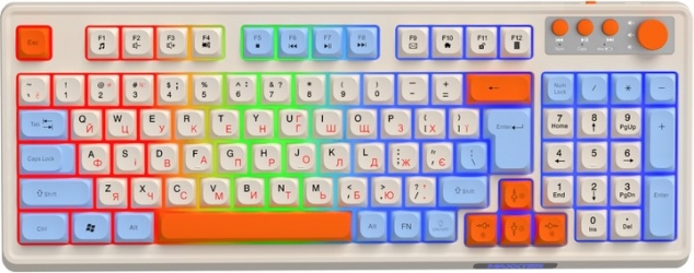 Клавіатура бездротова Maxxter KBGW-3C01-UA Wireless Клавіатура бездротова Maxxter KBGW-3C01-UA Wireless