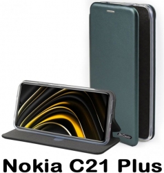 Чехол-книжка BeCover Exclusive для Nokia C21 Plus (707919) Dark Green