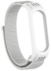 Ремінець TPU Nylon Xiaomi Mi Band 5 White
