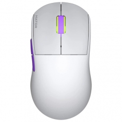 Миша Hator Quasar 2 Ultra 4K Wireless/Bluetooth/USB (HTM571WL) White/Lilac 