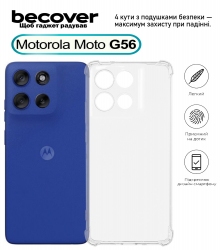 Панель BeCover Anti-Shock для Motorola Moto G56 (713802) Clear Панель BeCover Anti-Shock для Motorola Moto G56 (713802) Clear