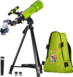 Телескоп Bresser Junior 70/400 Green с адаптером для смартфона + рюкзак (8850610B4K000) (930418) Телескоп Bresser Junior 70/400 Green с адаптером для смартфона + рюкзак (8850610B4K000) (930418)