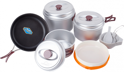 Набір посуду Kovea Silver 78 KSK-WY78 (4823082716258) Набір посуду Kovea Silver 78 KSK-WY78 (4823082716258)