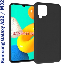 Cиліконовий чохол BeCover для Samsung Galaxy A22 SM-A225 / M32 SM-M325 (706927) Black  Cиліконовий чохол BeCover для Samsung Galaxy A22 SM-A225 / M32 SM-M325 (706927) Black