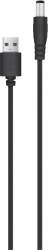 Кабель ACCLAB USB to DC 5,5х2,1mm 5V 1,5A Black Кабель ACCLAB USB to DC 5,5х2,1mm 5V 1,5A Black