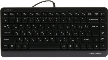 Клавиатура проводная A4Tech FKS11 USB Grey/Black 