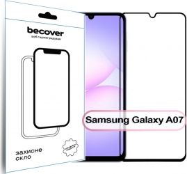 Защитное стекло Becover для Samsung Galaxy A07 SM-A075 (713731) Black