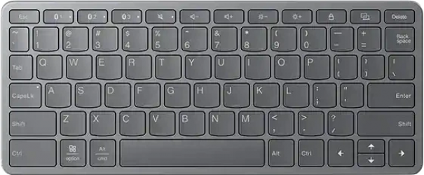 Клавиатура беспроводная Lenovo Multi-Device Bluetooth/USB (ZG38C05806) Grey 