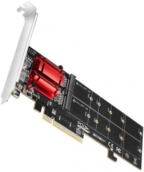 Адаптер Axagon PCEM2-ND PCIe 2x NVMe M.2