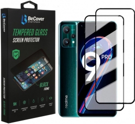 Захисне скло Becover для Realme 9 Pro (707878) Black Захисне скло Becover для Realme 9 Pro (707878) Black