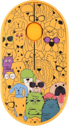Миша 2E MF300 PETS:CATS&DOGS Silent WL BT (2E-MF300WPETSYW) Yellow 