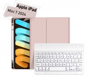 Чехол-клавиатура BeCover для Apple iPad Mini 7 2024 (712996) Pink